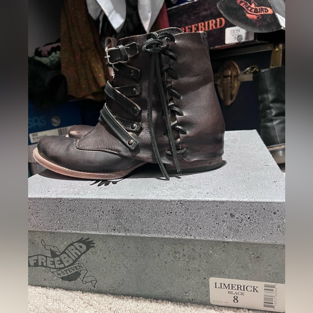 Freebird Brown Limerick Size 8 TTS